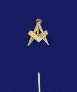 Masonic Square And Compass Stick Pin