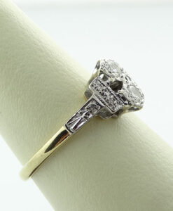 Antique 18ct Gold Diamond Ring c1940