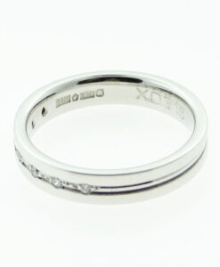 Platinum Diamond Wedding Band Ring