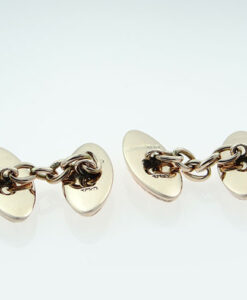 Antique 9ct Rose Gold Cufflinks Hallmarked Chester 1905