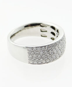 Platinum Diamond Cluster Ring