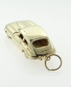 Vintage 9ct Gold Opening E-TYPE Jaguar Car Charm