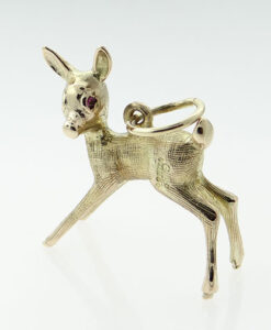 Gold Deer Charm