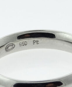 PLATINUM WEDDING BAND 4MM by GEORG JENSEN