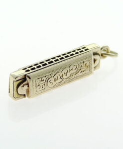 Gold Harmonica Charm - Sheffield 1975