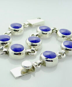 Blue Enamel Bracelet
