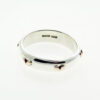 Sterling Silver & 9ct Gold Heart Ring By Linda MacDonald