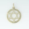 Vintage 9ct Gold Star Of David Pendant