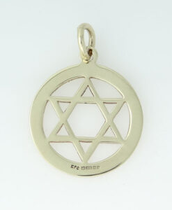 Vintage 9ct Gold Star Of David Pendant