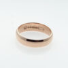 Vintage GLOGAU 9ct Rose Gold Wedding Ring