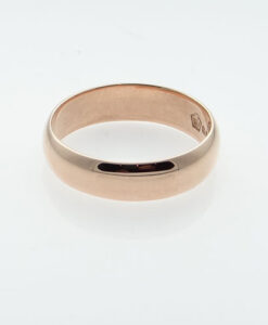 Vintage GLOGAU 9ct Rose Gold Wedding Ring
