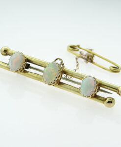 Antique Gold Opal Brooch
