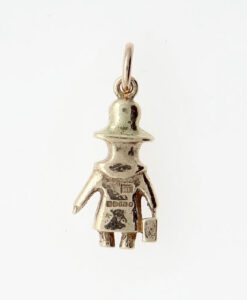 Gold Paddington Bear Charm