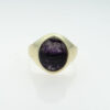 9ct Gold Blue John Stone Signet Ring