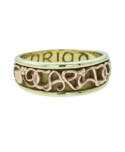 Gold Cariad Clogau Band Ring