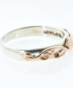 Clogau Silver & 9ct Gold Tree of Life Ring SILR