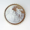 Vintage 9ct Gold Cameo Brooch, Birmingham 1973