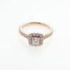 Neil Lane 14ct Rose Gold 0.75ct Diamond Halo Ring