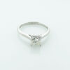 18ct White Gold Princess Cut Diamond Solitaire Ring 1.00ct