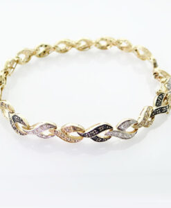 9ct Gold Diamond Bracelet 1.60 carat