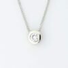 9ct Gold Diamond Solitaire Pendant