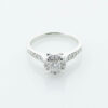 Platinum Diamond Cluster Ring 0.40 Carat