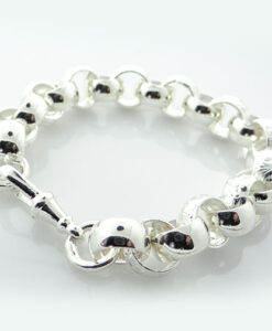 Sterling Silver Heavy Belcher Bracelet 56.5 grams