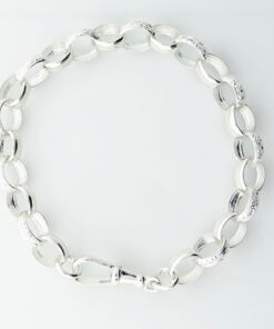 Silver Belcher Bracelet 13.8 grams