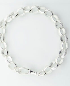 Silver Belcher Bracelet 13.8 grams