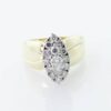 14K Gold Exquisite Diamond Cluster Ring 1.00ct