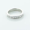 18ct White Gold Diamond Half Eternity Ring 1.00 carat