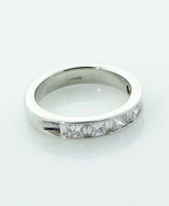 18ct White Gold Diamond Band Ring 1.00 carat