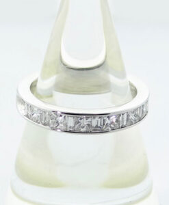 18ct White Gold Diamond Half Eternity Ring 1.00 carat