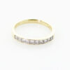 9ct Gold Canadian Ice Diamond Half Eternity Ring 0.50 carat