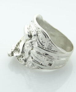 Sterling Silver Saddle Ring