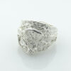 Sterling Silver Saddle Ring 13.4g