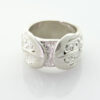 Sterling Silver Buckle Ring 13.2g