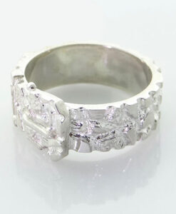 Sterling Silver Buckle Ring 10.5g