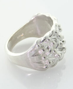 Men's Sterling Silver Keeper Ring 10.1g
