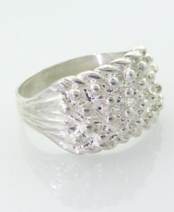 Men's Sterling Silver Keeper Ring 6.1g