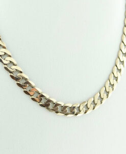 Gold Curb Link Chain 20
