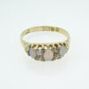 Antique 18ct Gold Diamond & Opal Ring Hallmarked Chester 1899
