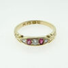 Victorian 18ct Gold Diamond and Ruby Ring