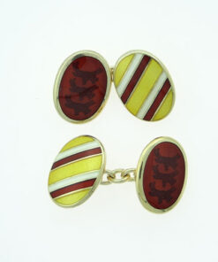 Sterling Silver GOODWOOD Cufflinks by Alabaster and Wilson