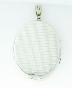 Vintage Sterling Silver Oval Locket by Georg Jensen