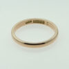 9ct rose gold wedding band ring