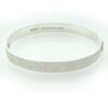 vintage sterling silver bark effect bangle