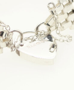 Vintage Sterling Silver Gate Bracelet - London 1977