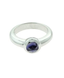 Authentic Tiffany & Co. 18ct White Gold Amethyst Ring