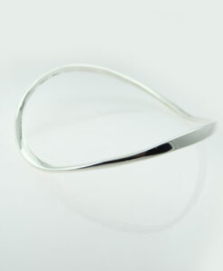 Mexican Sterling Silver Wave Bangle